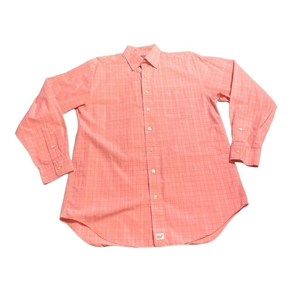 Men’s Vineyard Vines Pink Long Sleeve Dress Shirt M - Picture 4 of 9